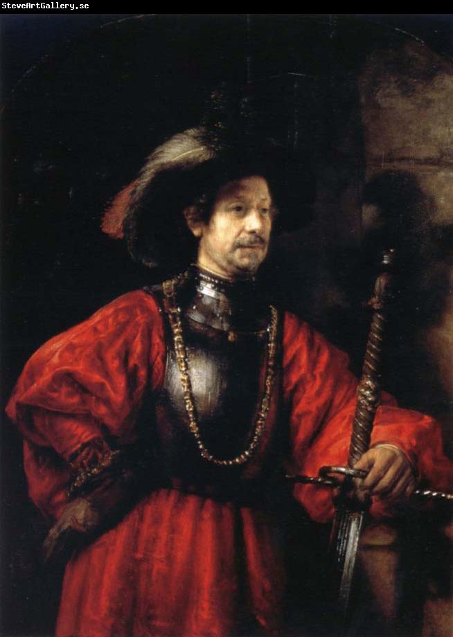 REMBRANDT Harmenszoon van Rijn Portrait of a Man in Military Costume